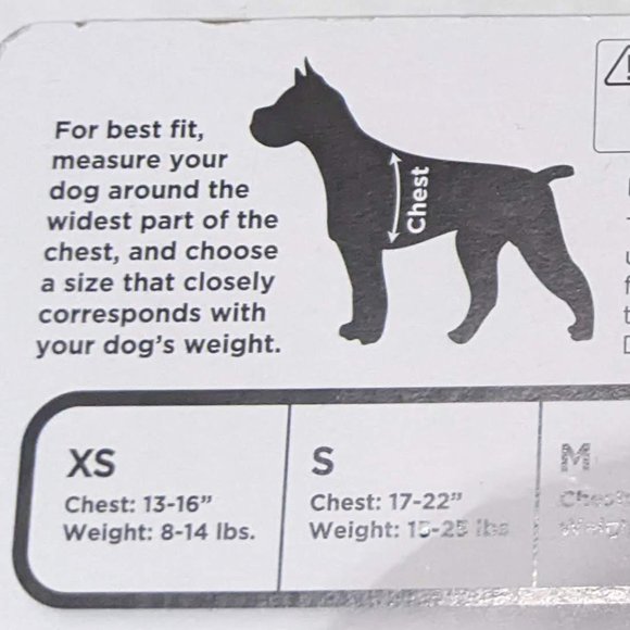 Heart to Tail Anxiety Dog Jacket-S - Picture 6 of 6